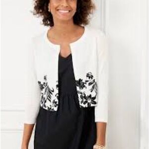 Talbots White Knit Sweater